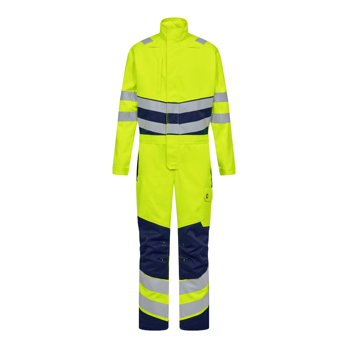 High Vis Geel/Marineblauw