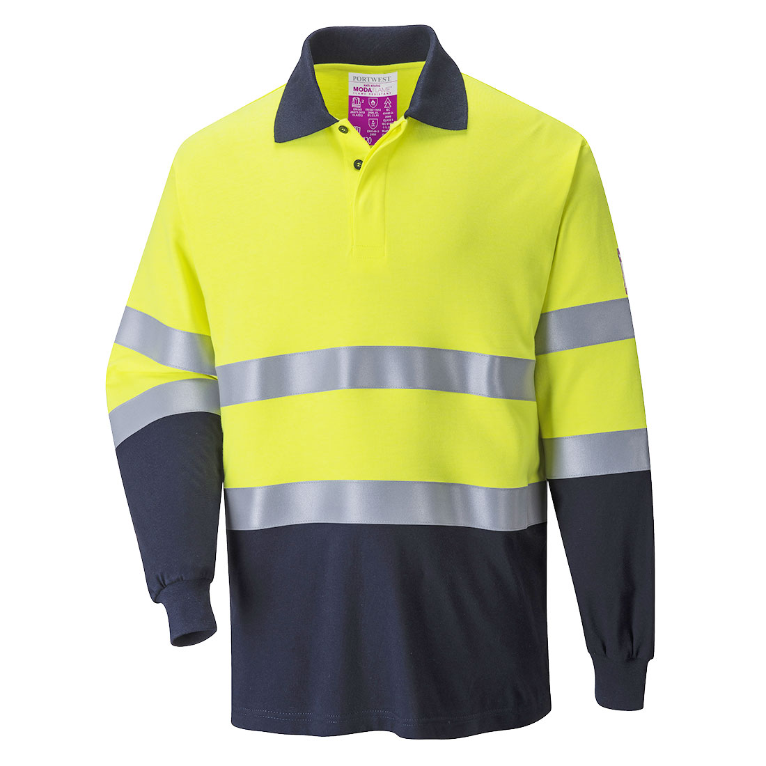 Portwest FR Hi-Vis 2-Tone Polo Shirt