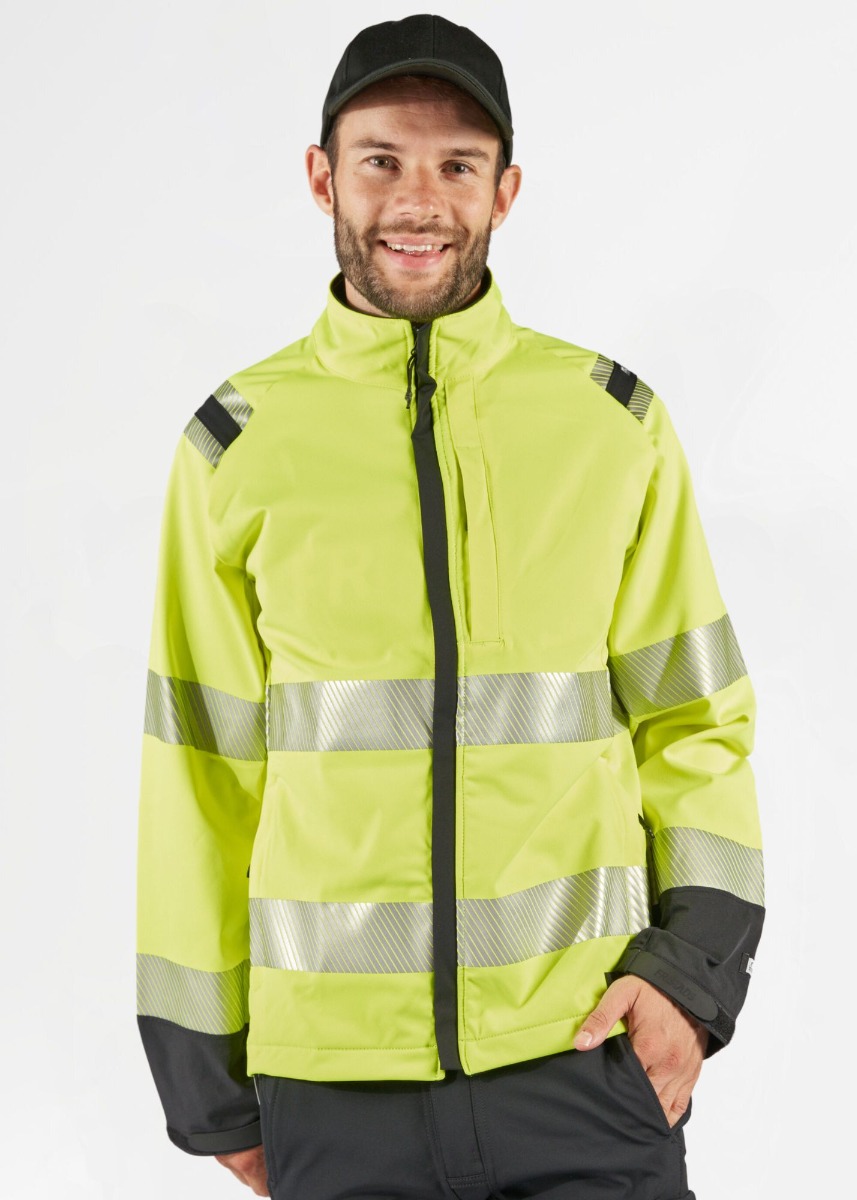 Fristads High vis Green stretch jack klasse 3 4647 GSTP