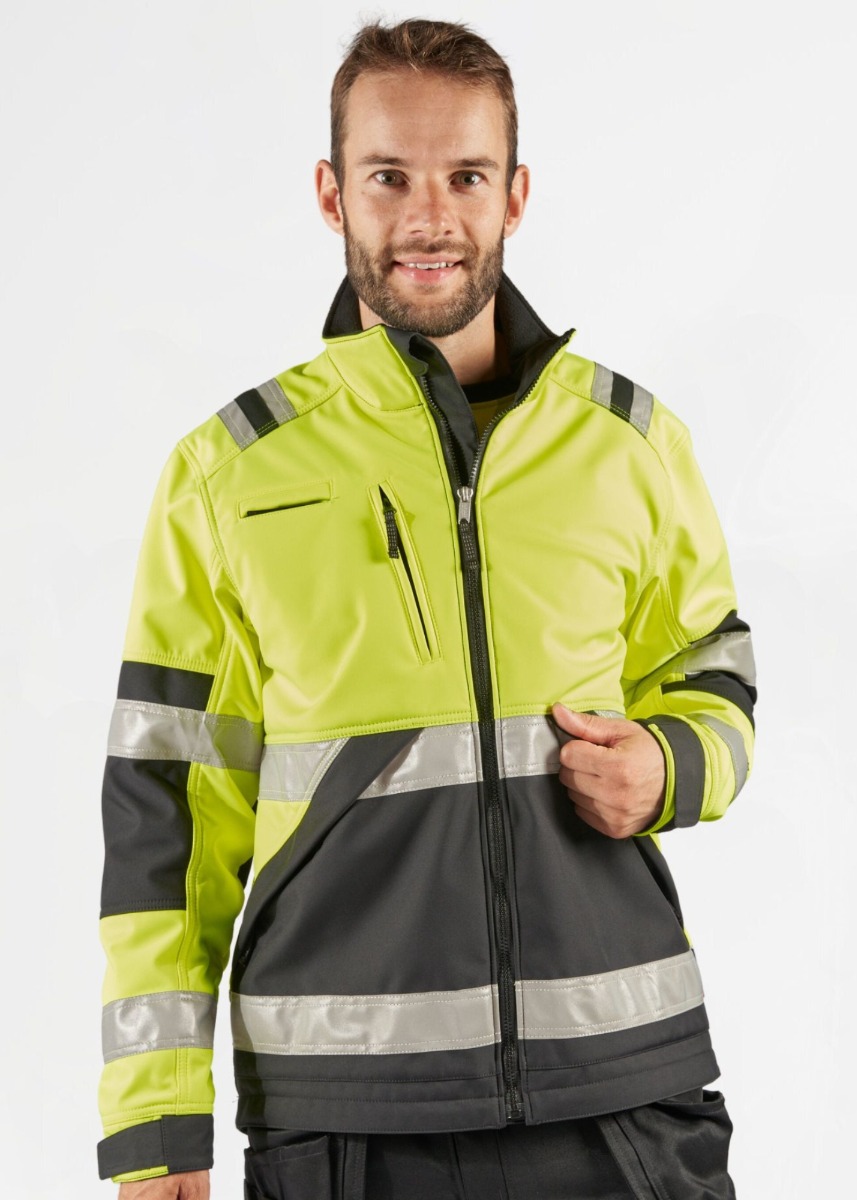 Fristads High Vis Softshelljack Klasse 2 4083 WYH