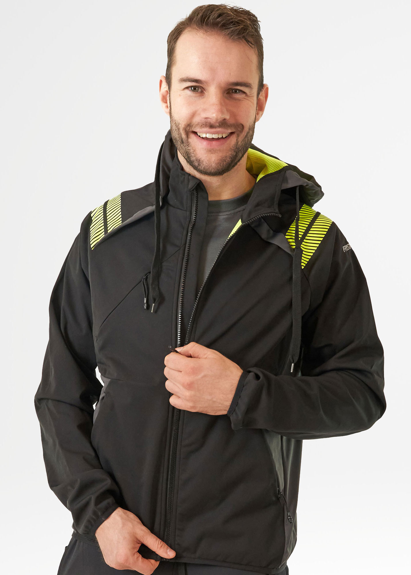 Fristads Softshelljack met Capuchon 7461 BON