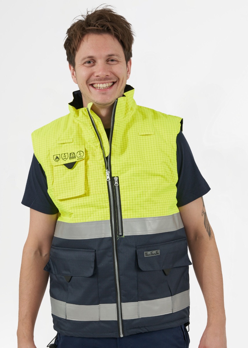 Hydrowear Metz Giletz Geel/Marine
