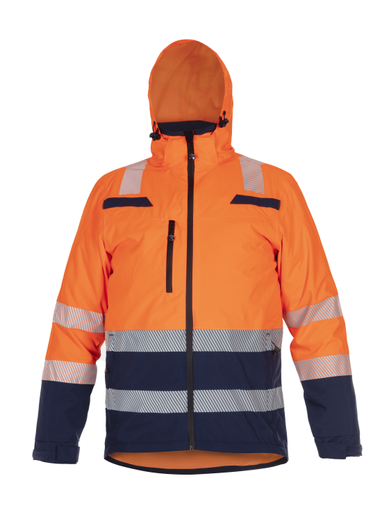 High Vis Oranje/Marineblauw