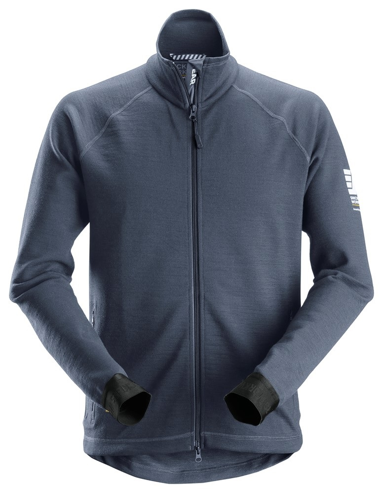 Snickers Workwear 8019 Tussenlaag Jack van wol met volledige rits