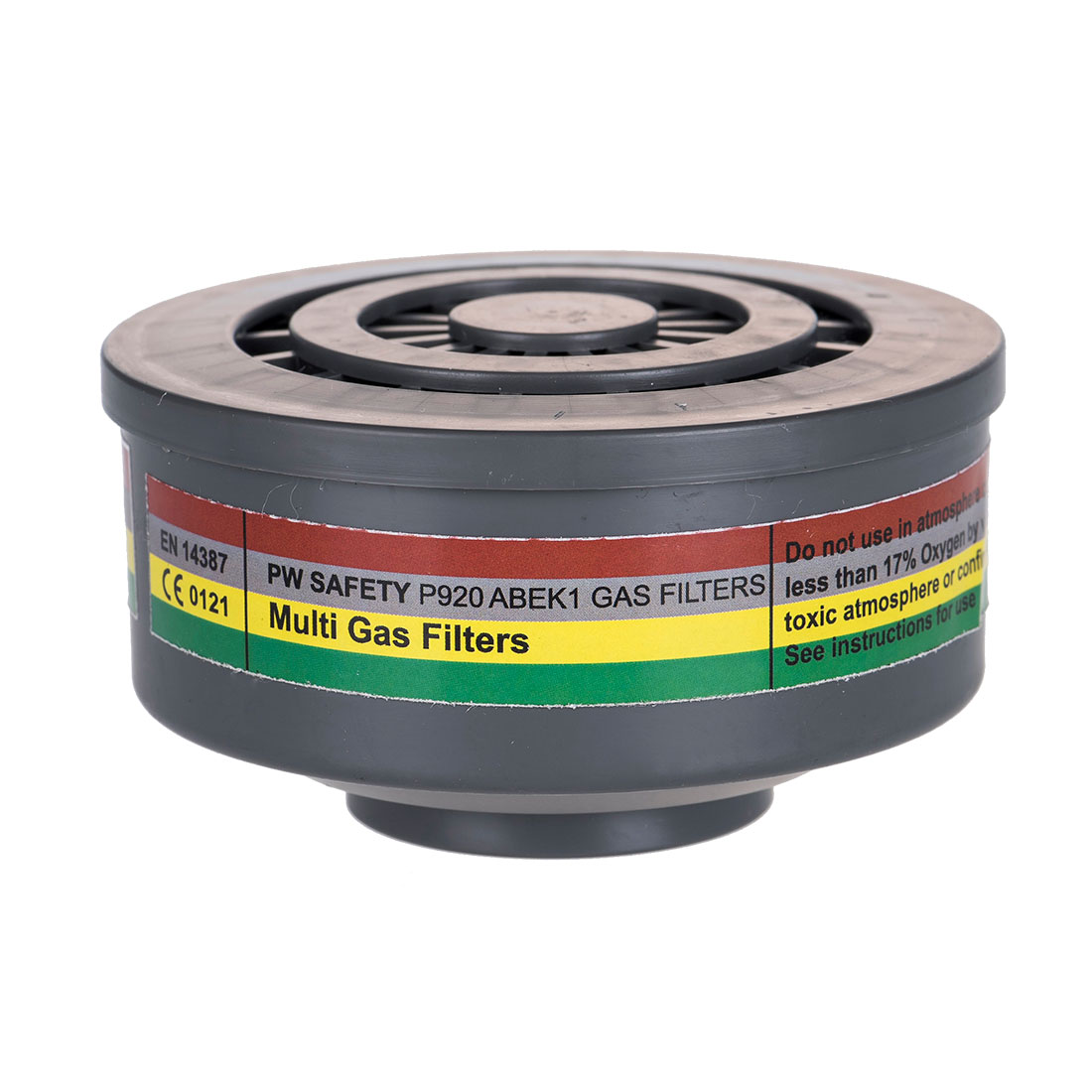 Portwest ABEK1 Gas Filter Special Thread Connection (4 Stuks)-1