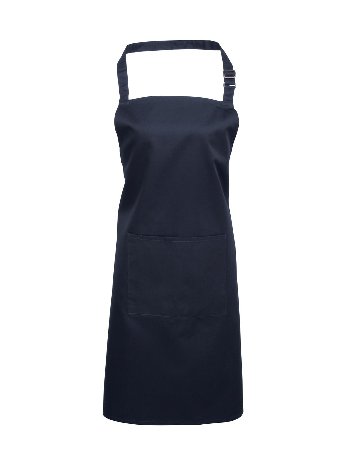 Premier Colours Collection Bib Apron With Pocket