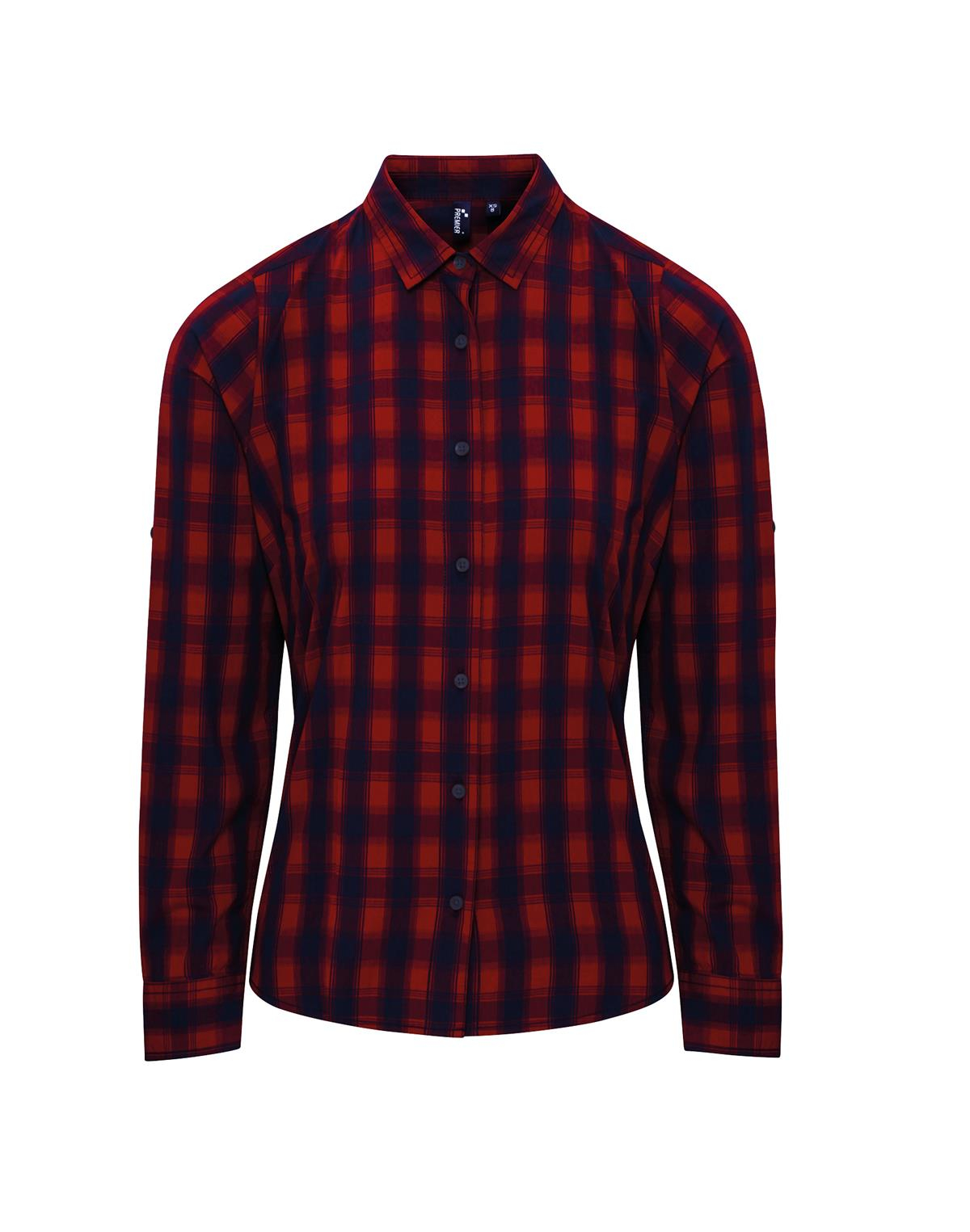 Premier Women´s Mulligan Check Cotton Long Sleeve Shirt