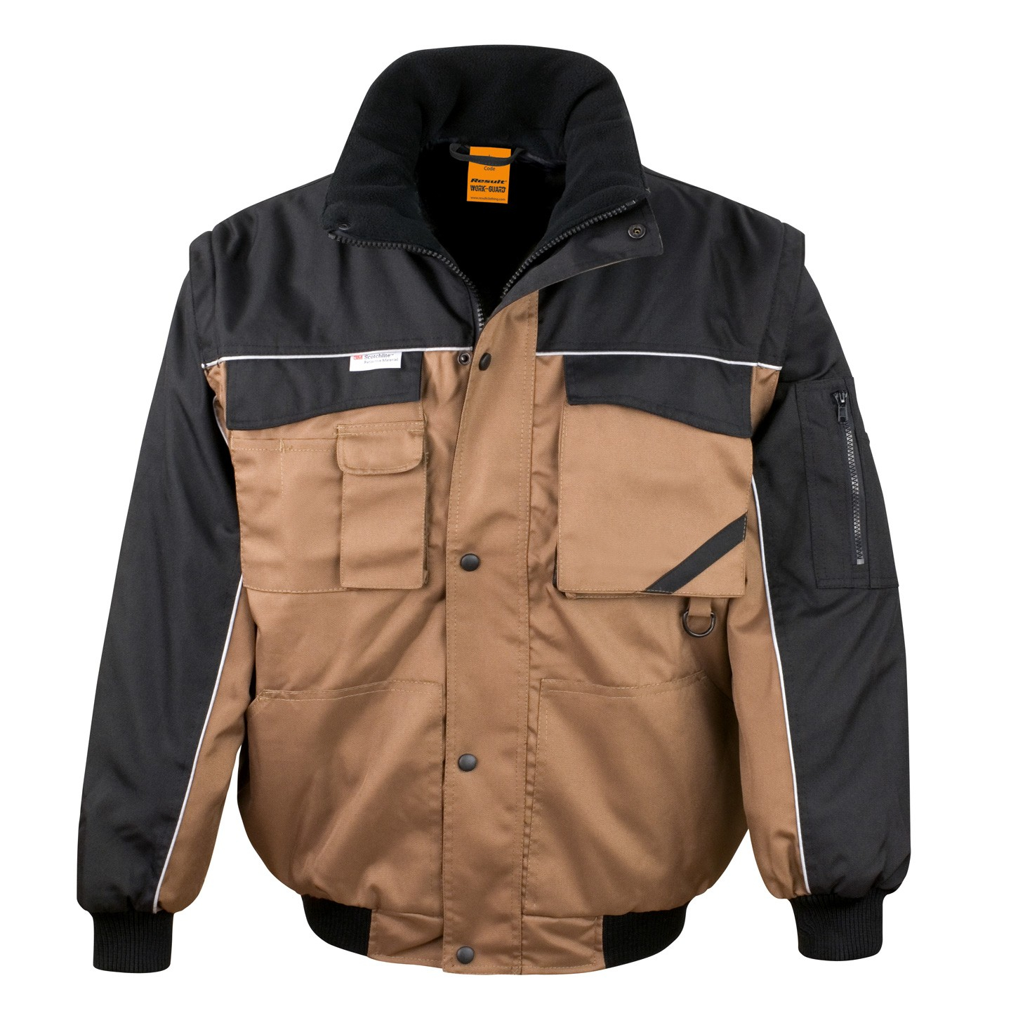 Result Zip Sleeve Heavy Duty Jacket