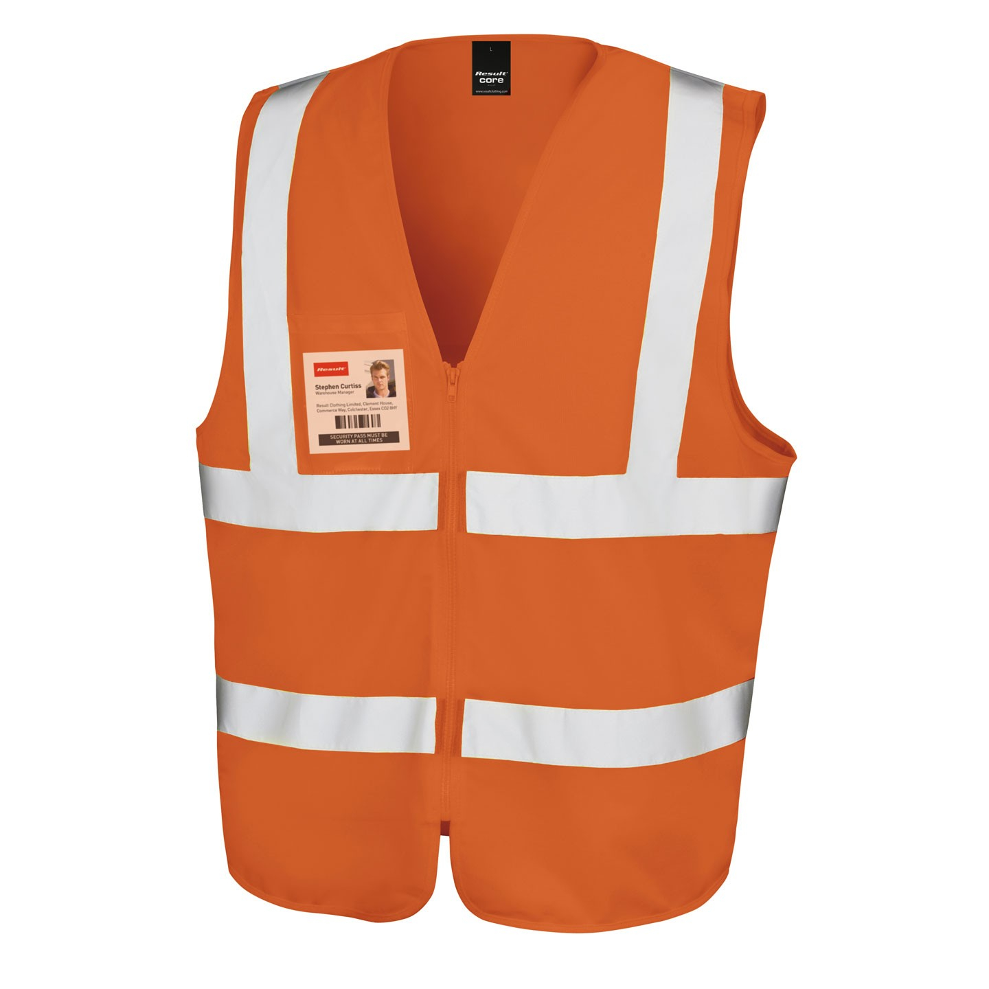 Result Zip I.D. Safety Tabard