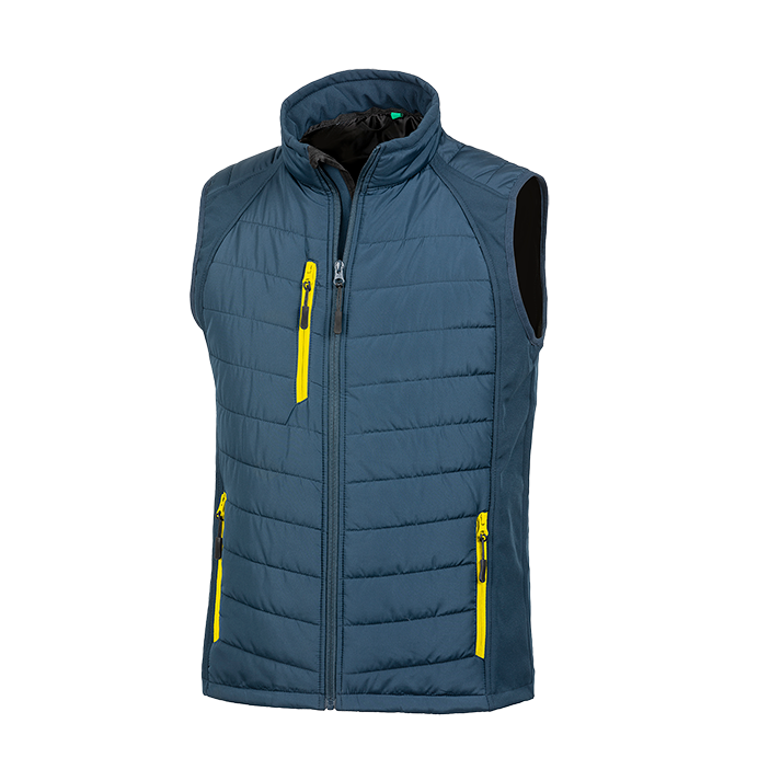 Result Recycled Compass Padded Softshell Gilet