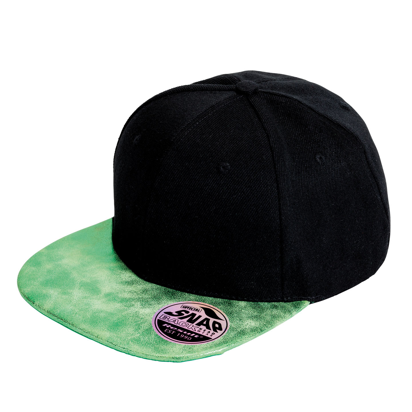Result Bronx Flat Glitter Peak Snapback Cap