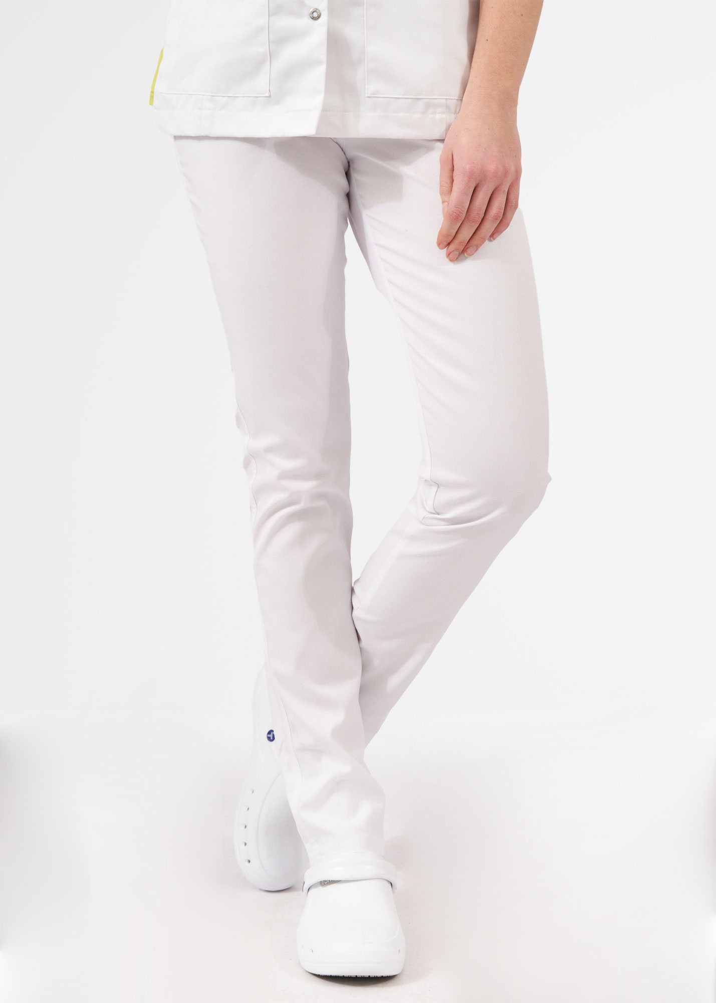 SHAE Care Dames Pantalon slim-fit Ella wit
