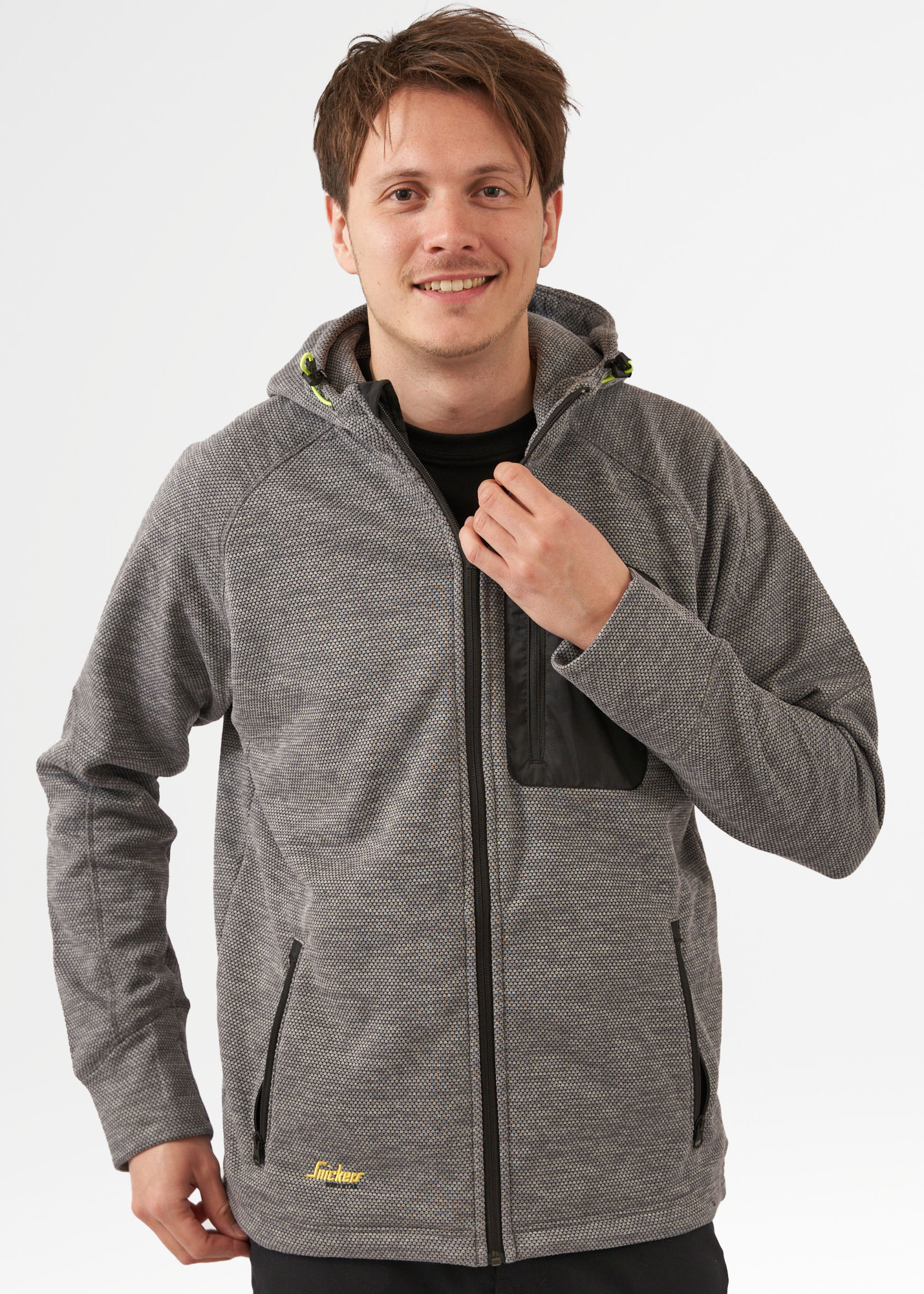 Snickers Workwear FlexiWork, Fleece Hoodie 8041