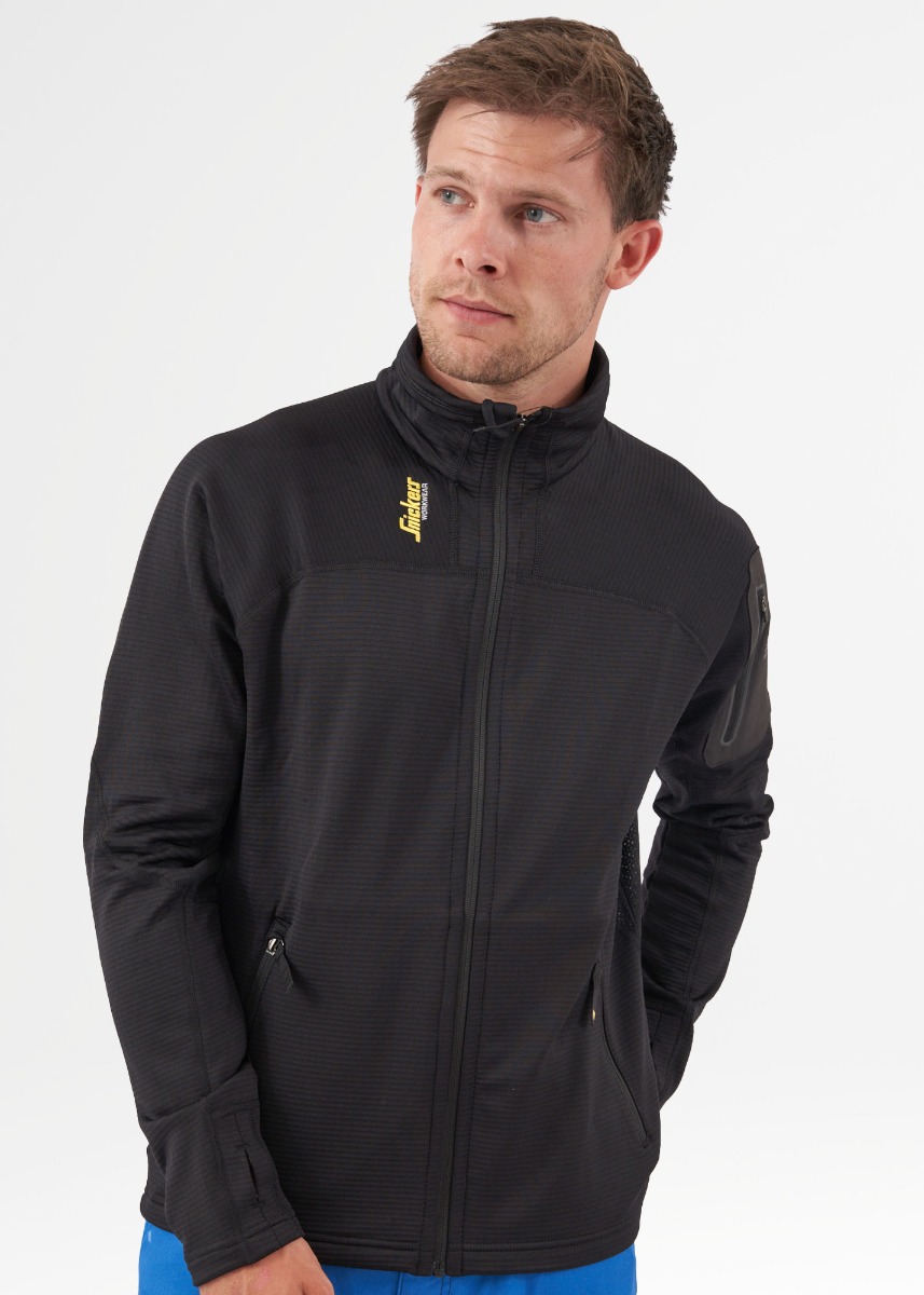 Snickers Workwear 9438 Body Mapping Micro Fleece Jas