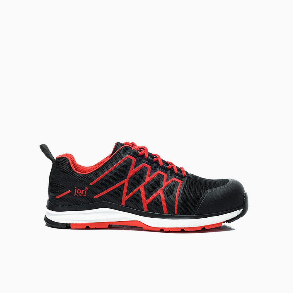 Jori Veiligheidsschoen Jo_Swift Laag ESD S1P Zwart/Rood