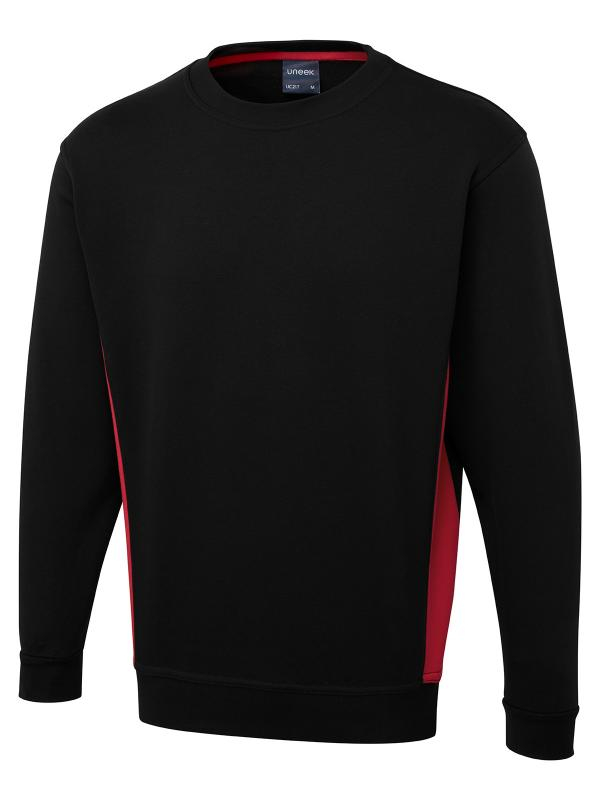 Zwart/rood