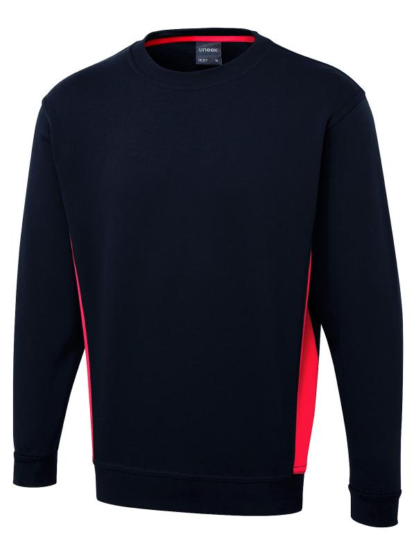 Marineblauw/Rood