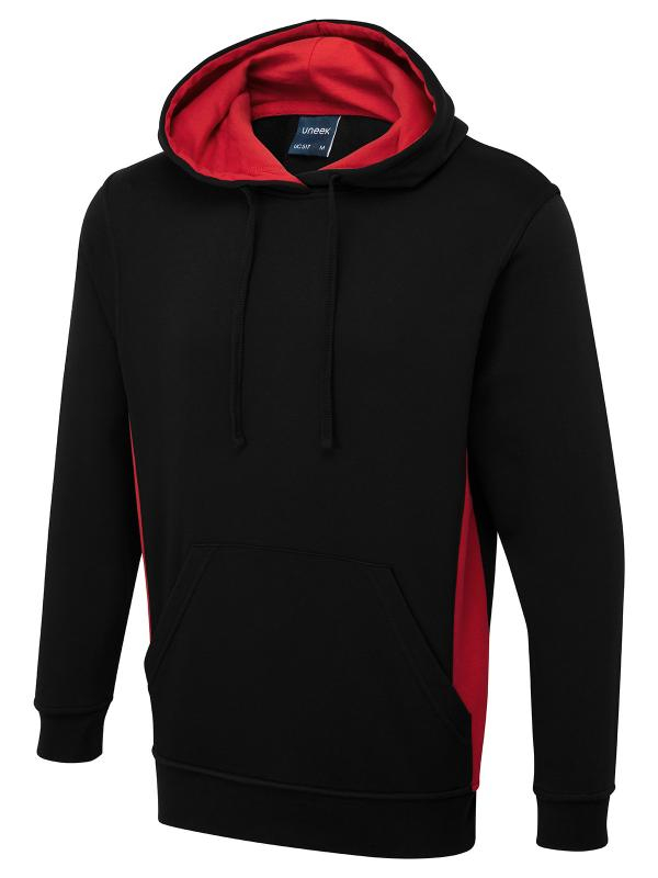 Zwart/rood