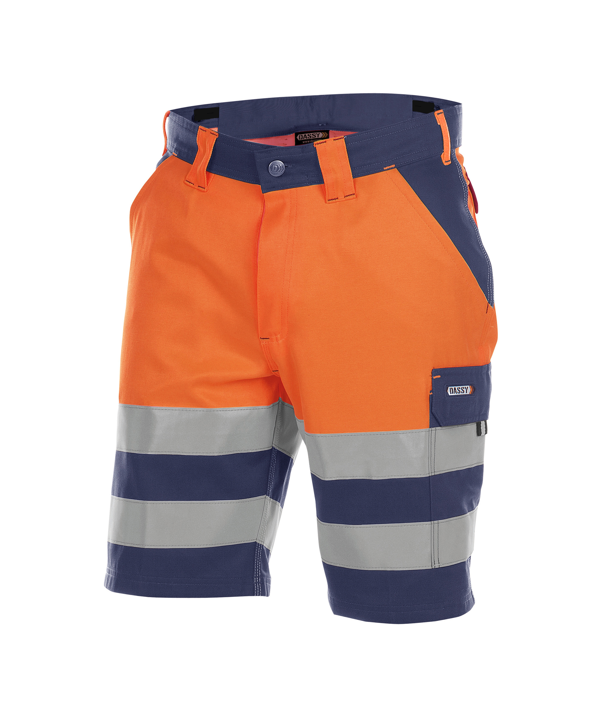 Oranje/Marineblauw
