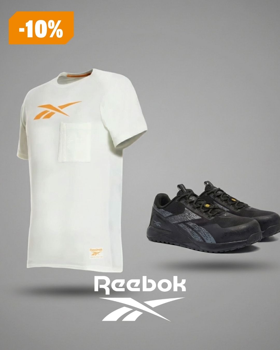 Reebok met 10% korting